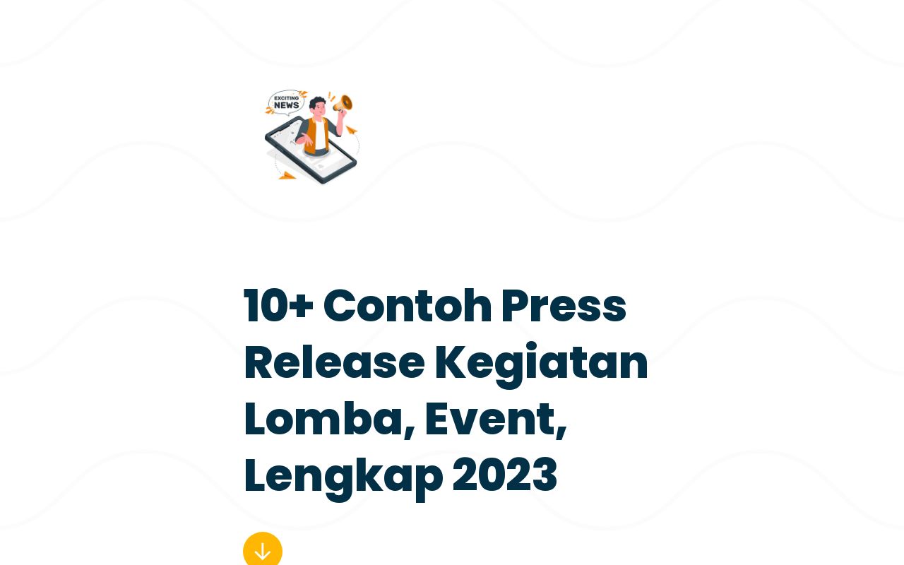 Contoh Press Release